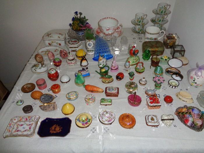 Limoges Trinket Boxes and MORE!!