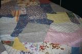 QUILT TOP FROM FLOUR SACKS