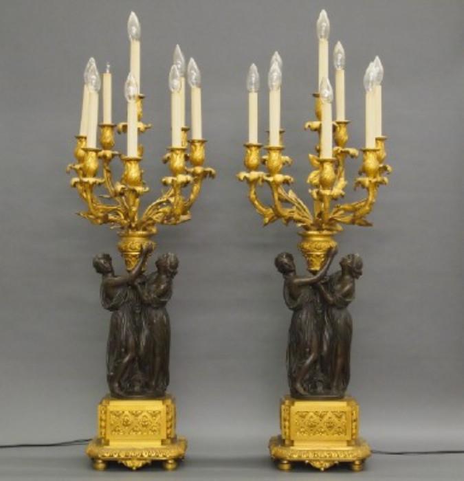 19th Cent. French Candelabras 