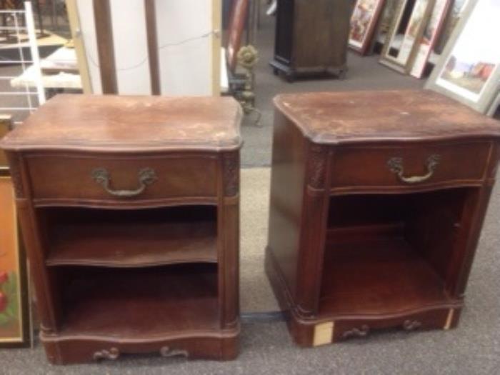 Antique set of nightstands-$100 pair
