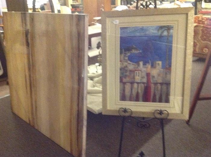 Lots of framed art. Original and prints. Great deals! 