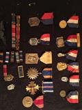Prize fighting medals including military