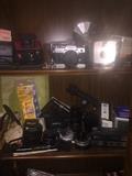 Large camera collection including Olympus, Minolta, canon, Pentax, Polaroid, Kodak and others.