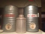 Vintage aluminum coolers