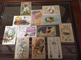 Turn of the century Easyer postcards, a few of the hundreds we have..