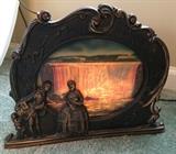 Vintage Motion Lamp - Brass Framed Waterfall