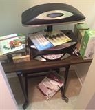 AeroGarden Pro 200 - Looks New!! AeroGarden Supplies: 27w Enhance Natural Bulbs, Trellis Coil 4-Pack (New), New Herb 'N Serve #200100 in Box, New 3-Pack of Deluxe Grow Bulbs #100633, Master-Chef Herb Guide by AeroGarden (New), New Romaine Seed Kit, New Chili Pepper Seed Kit, New Gourmet Herb Seed Kit, and New Salad Greens Seed Kit (Salad Bar Series).
 