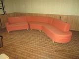 Mid century modern three section sofa.