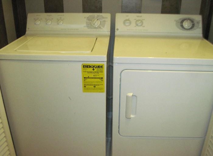 GE washer and dryer Heavy Duty Extra large capacity