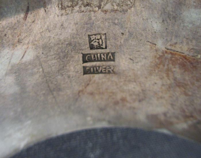 Markings on Chinese Export Sterling Silver Cuff Bracelet