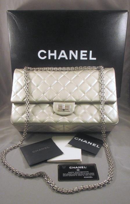 RARE Chanel "Reissue" Purse 're-released' by Karl Lagerfeld.  This Purse is in Excellent Condition with Original Box & COAs…please check out listing for more pictures!