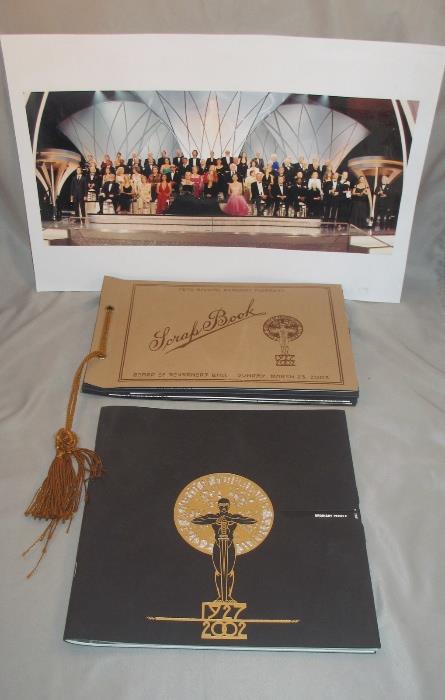 RARE 2002 (75th Anniversary) Academy Awards Program, Photo & Scrap Book!