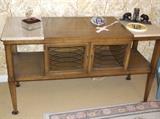 Marble top mid-century server