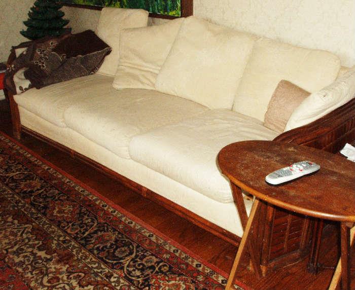 bamboo frame couch 