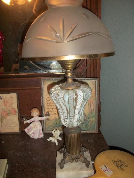 beautiful vintage lamp