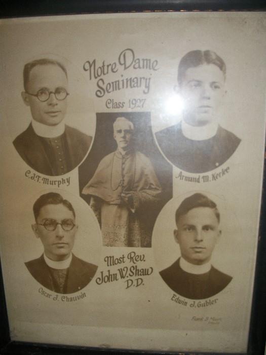 1927 New Orleans Seminary--Notice Bishop Shaw's picture