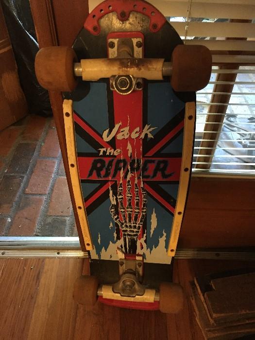 1980's Jack the Ripper skate board