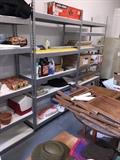 Shelving for sale also.