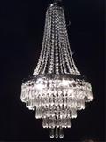 FRENCH EMPIRE STYLE CRYSTAL CHANDELIER