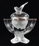LALIQUE FRANCE CRYSTAL CAVIAR BOWL