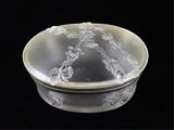 LALIQUE FRANCE CRYSTAL COPPELIA VANITY BOX