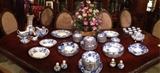 HUGE 106 PC ROYAL CROWN DERBY CHINA SERVICE, MIKADO PATTERN
