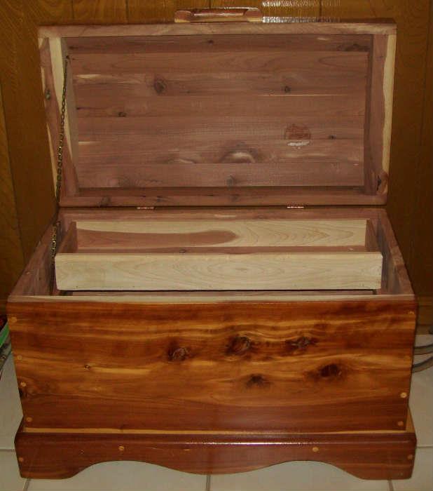 Cedar chest.