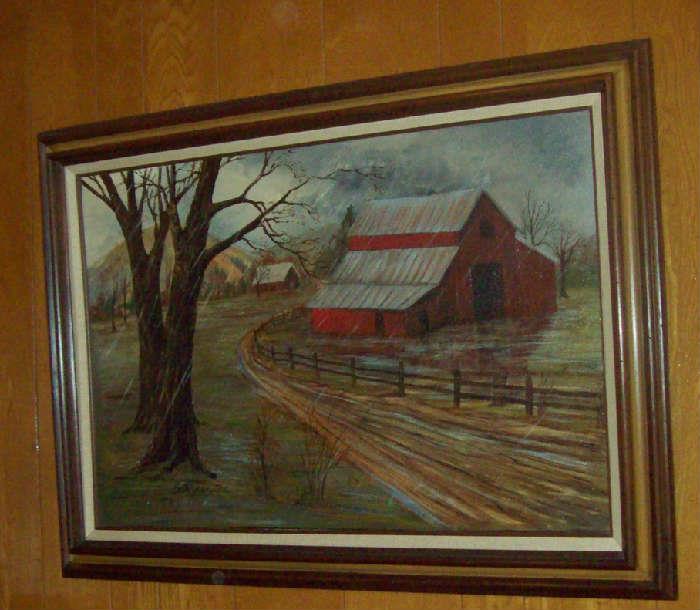 Nice rural painting.