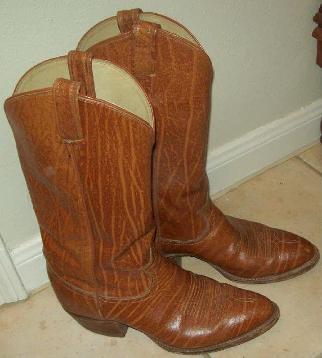 Tony Lama men's boots.