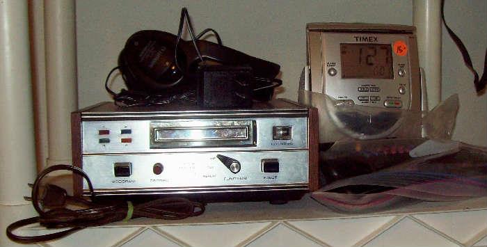 8-track tape player.