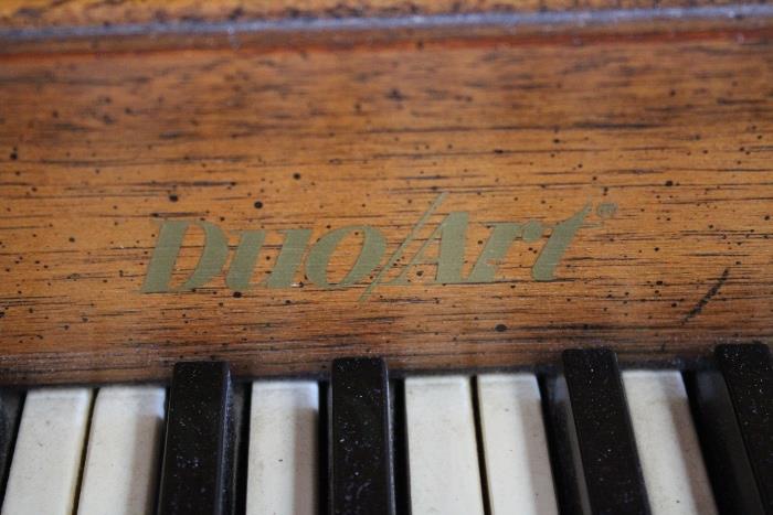 A19#3 Duo Art 1979 Studio Upright Piano Electric Player Not Working Oak Finish Condition of 8 #150696