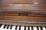 A4-#5 Grand 40” Oak Console Piano 8missing knob, finish very rough* #126508 Condition of 6/7