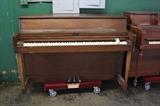 A4-#5 Grand 40” Oak Console Piano 8missing knob, finish very rough* #126508 Condition of 6/7