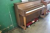 A4-#5 Grand 40” Oak Console Piano 8missing knob, finish very rough* #126508 Condition of 6/7