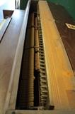 A4-#5 Grand 40” Oak Console Piano 8missing knob, finish very rough* #126508 Condition of 6/7