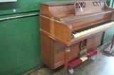 A4- #6 Cable 42” 1937 Mahogany Console Piano *keys rough, finish very rough* #307126 Condition of 6