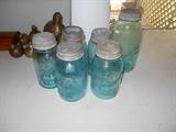 Vintage Jars with zinc lids