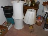 Lamp shades and hat boxes