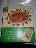 Box of 1950s Noel Matches