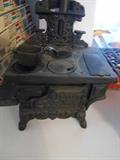 Small Crecent Salesman sample cast iron stove