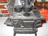 Large Crecent Salesman sample cast Iron stove