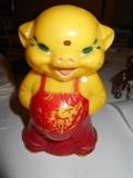 Knickerbocker plastic Piggy Bank c. 1960s