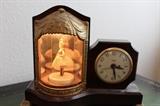 1940s United animated ballerina music box clock