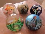 Collection of Orient & Flume paperweights