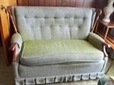 rocker love seat has matching chair
