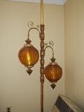 retro pole lamp