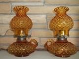 vintage oil lamps