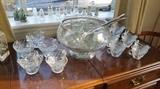 Jeanette Glass fruit punch bowl