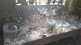 Lots of crystal and glass