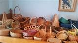 large selection of baskets